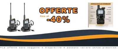 UV-K5 Professionale Radio 200 Canali CTCSS/DSC