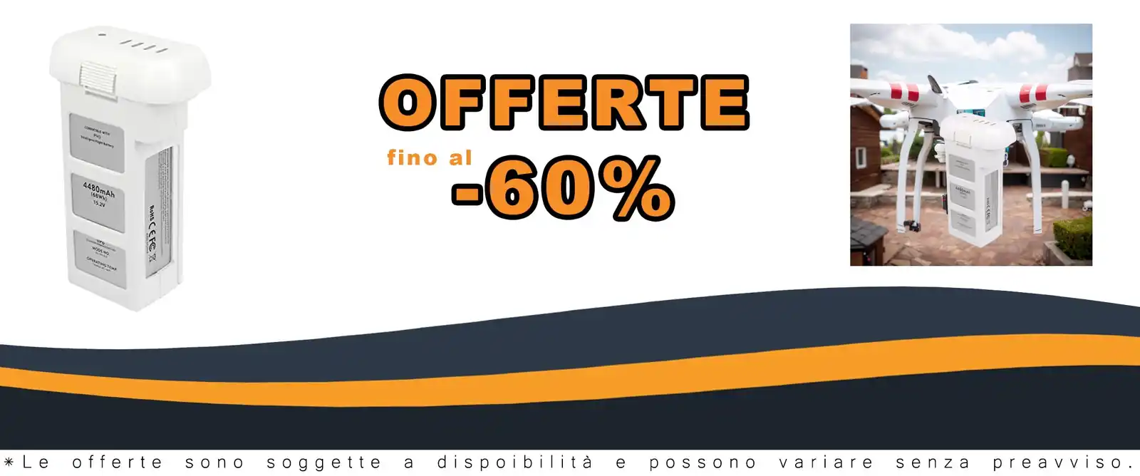 Batteria intelligente 15,2V 4480mAh Phantom 3