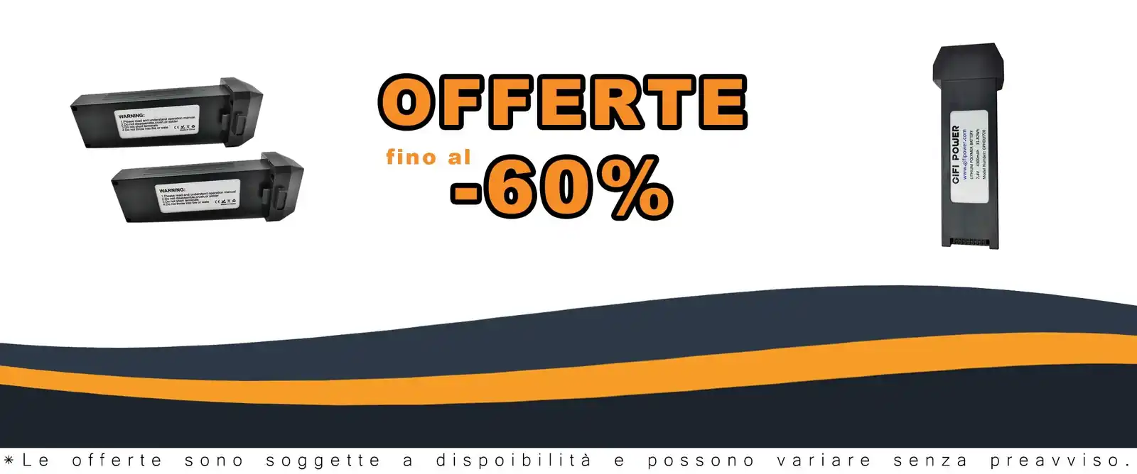 Batterie LiPo 4300mAh 7,4V sostitutive per dron HolyStone HS720 HS720E