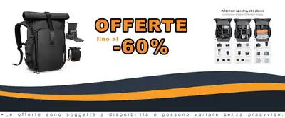 Borsa da fotografo K&F CONCEPT - Porta Teleobiettivi E Laptop