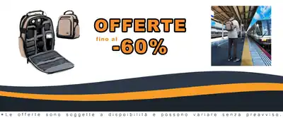 Zaino Fotografico USA Gear con Divisori Personalizzabili