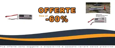 Alomejor 2S 2200mAh 35C LiPo Battery RC Aircraft