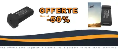 Batteria al Litio 7,4V 3000mAh per Droni RC
