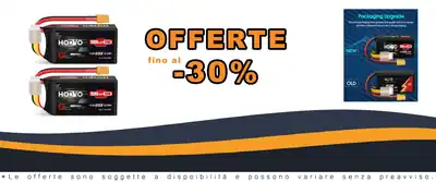 Batteria Lipo 14,8V 120C 1500mAh HOOVO RC 4S per Drone