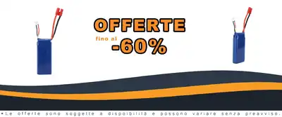 Batteria LiPo 2000mAh 7,4V per Drone