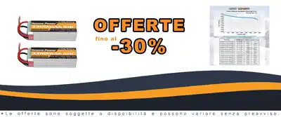 Batteria LiPo 22,2V 3300mAh 50C 6S Deans T Plug RC