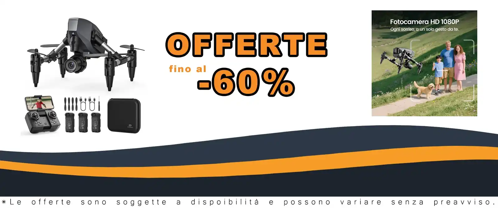 Mini dron con telecamera 1080P per bambini