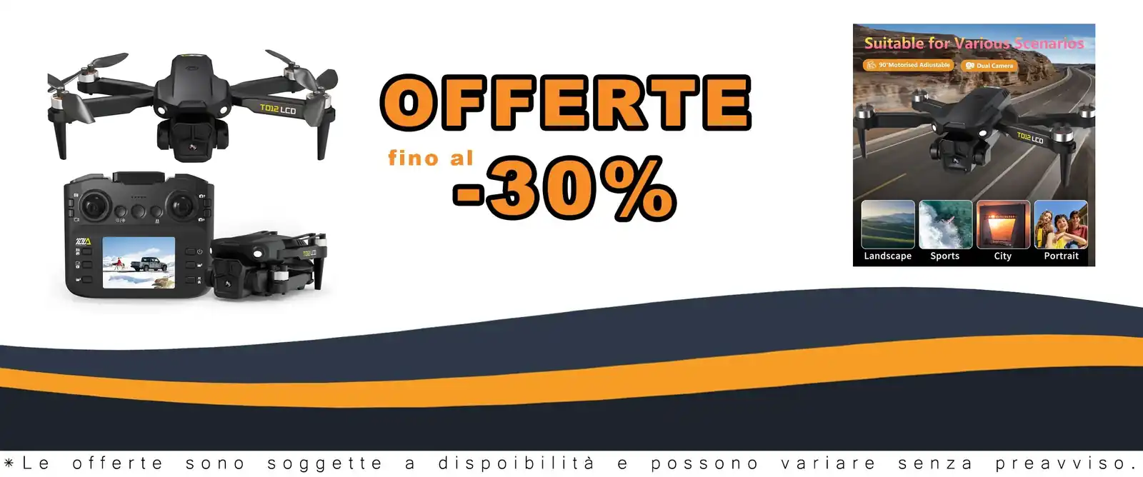 Drone con telecamera 4K, trasmissione LCD, motore brushless