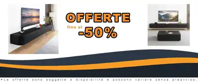 ARMATURA TV Appesa 120-240 cm per Sala da Pranzo e Camera