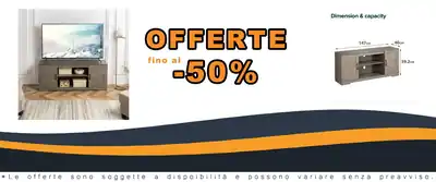 Stand TV Zinus Bennett 147x40x60cm Grey
