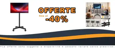 Stantiera per TV da 23 a 60 Pollici Vesa 400 x 400 mm