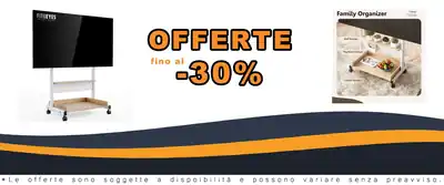 TV Trolley con Rotelle per 42-85 Pollici Load 60 Kg